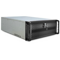Inter-Tech IPC 4U-4129-L, 4HE Rack Servergeh&auml;use - schwarz
