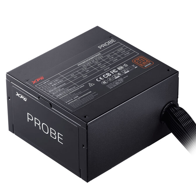 ADATA XPG PROBE 80 PLUS Bronze Netzteil, ATX 2.4 - 600 Watt, schwarz image number 3