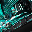 Gaming-PC Crystal Phantom, Intel Core Ultra 9 285K, NVIDIA GeForce RTX 5090 - Custom Wasserk&uuml;hlung image number null