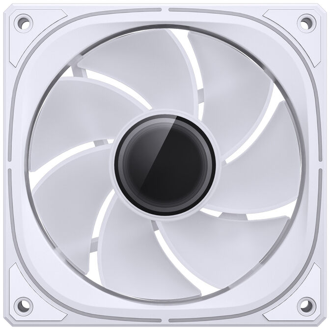 Jonsbo FR-505 ARGB Reverse Blade PWM Fan, 120mm - white image number 7