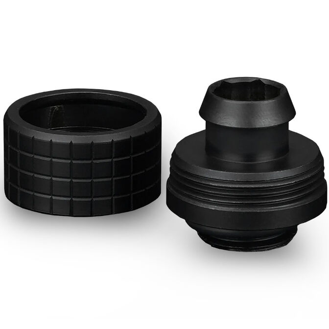 Thermal Grizzly DeltaMate Kompressions-Fitting, Messing, G1/4"-Gewinde - schwarz, ST16, 6er-Pack image number 1