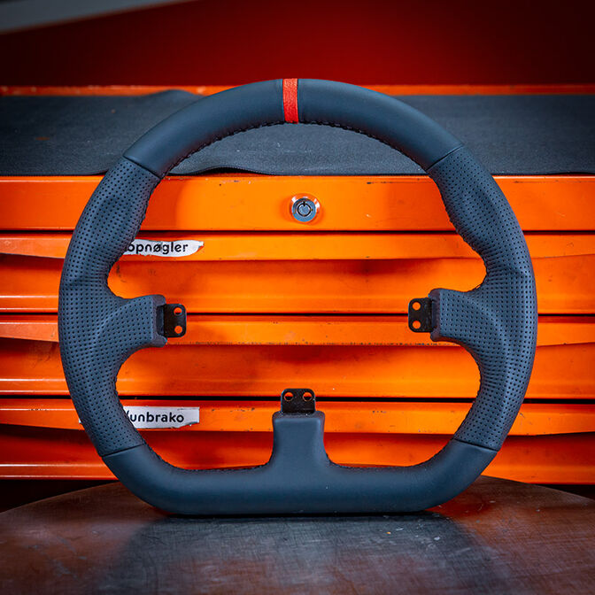 Asetek SimSports GT Rim - Closed D, Leder - schwarz image number 2
