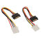 Akasa SATA to Molex Adapter Cable - 2 Pieces