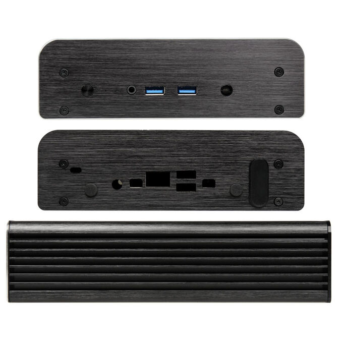 Akasa Newton S UCFF-Geh&auml;use (Intel NUC), 65W Netzteil, OEM - schwarz image number 2