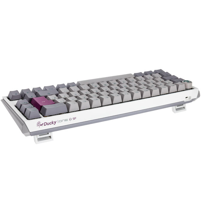 Ducky One 3 Mist Grey SF Gaming Keyboard, RGB LED - MX-Brown image number 2