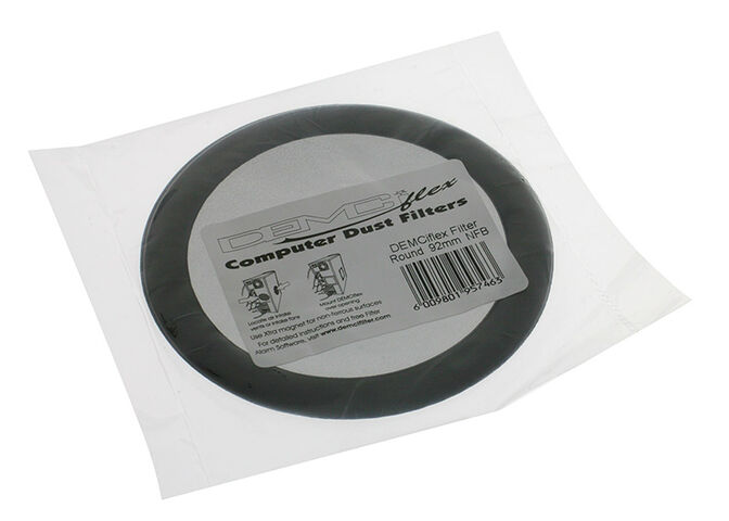 DEMCiflex Staubfilter 92mm, rund - schwarz/schwarz image number 2