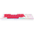 GAMIAC TKL90G Gaming Keyboard, Kailh Blue Switches, RGB - white/red image number null