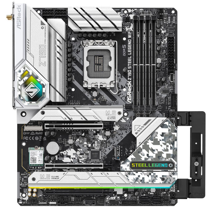 ASRock Z790 Steel Legend WIFI, Intel Z790 motherboard - Socket 1700, DDR5 image number 2