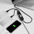 AXAGON HUE-S2B USB-A-Hub, 4x USB 3.0, externe Stromversorgung - 30 cm image number null
