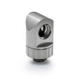 Bitspower Artemis 90 Grad Fitting - drehbar, platinum grau image number null