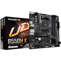 GIGABYTE B550M K Mainboard, Sockel AM4, AMD B550, Micro-ATX, DDR4