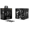 be quiet! Pure Wings 3 L&uuml;fter, PWM - schwarz, 140mm, 3er-Pack image number null