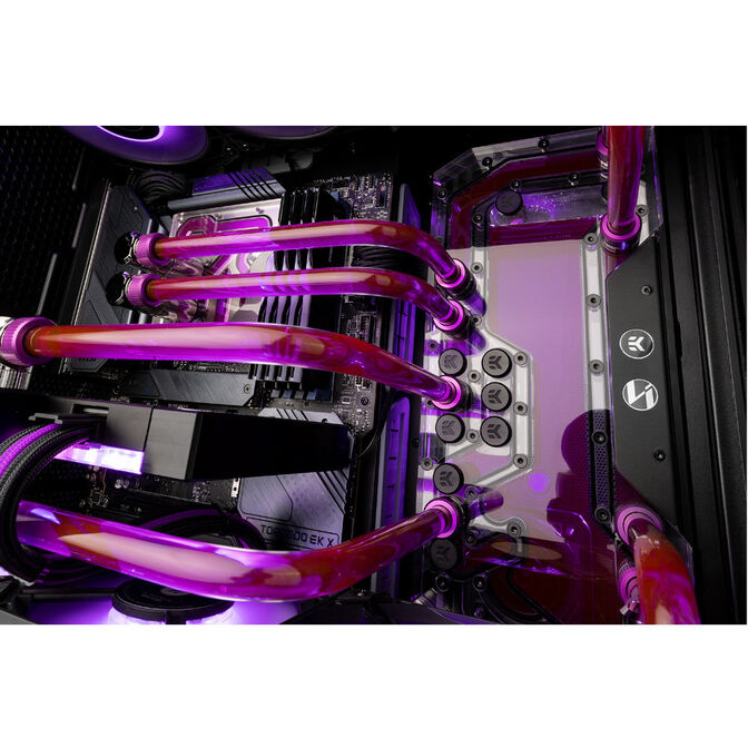 EK Water Blocks EK-Mana G2 PC-O11D EVO ARGB Distroplate, D5, D-RGB - Acryl image number 6