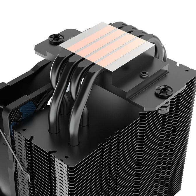 Akasa Alucia H4 Plus High Performance CPU Cooler - 120 mm, black image number 3