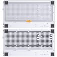 Jonsbo D32 PRO White PC-Geh&auml;use, Mini-Geh&auml;use, mATX, Tempered Glass - wei&szlig; image number null