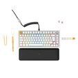 Glorious GMMK Pro mechanische Tastatur, 75% - Pre-built, ISO UK-Layout - wei&szlig; image number null