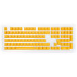 Ducky PBT Double-Shot Keycap Set Yellow - DE Layout image number null