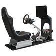 Playseat Evolution Racing Chair, Faux Leather - Black image number null