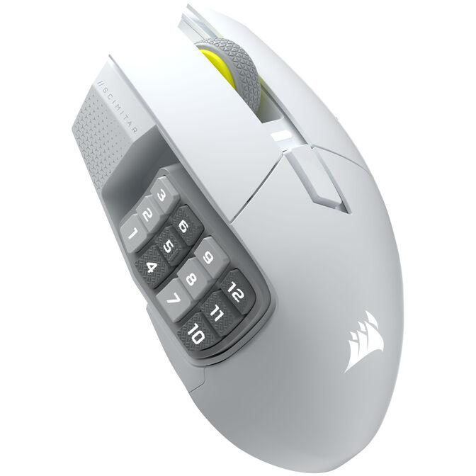 Corsair Scimitar Elite Wireless SE Gaming Maus - wei&szlig; image number 2