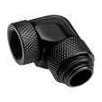 Alphacool Eiszapfen Winkeladapter 90 Grad drehbar G1/4 AG auf G1/4 IG - schwarz image number null