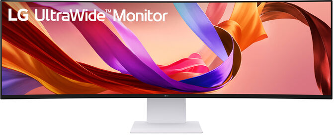 LG UltraWide 49U950A-W, 49 Zoll Curved UWQHD Gaming Monitor, 144Hz, IPS, G-SYNC Compatible image number 3
