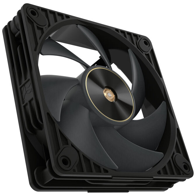 ASUS ProArt PF120 PWM Fan, 120 mm, 3,000 RPM, 28 mm Frame - Black image number 1