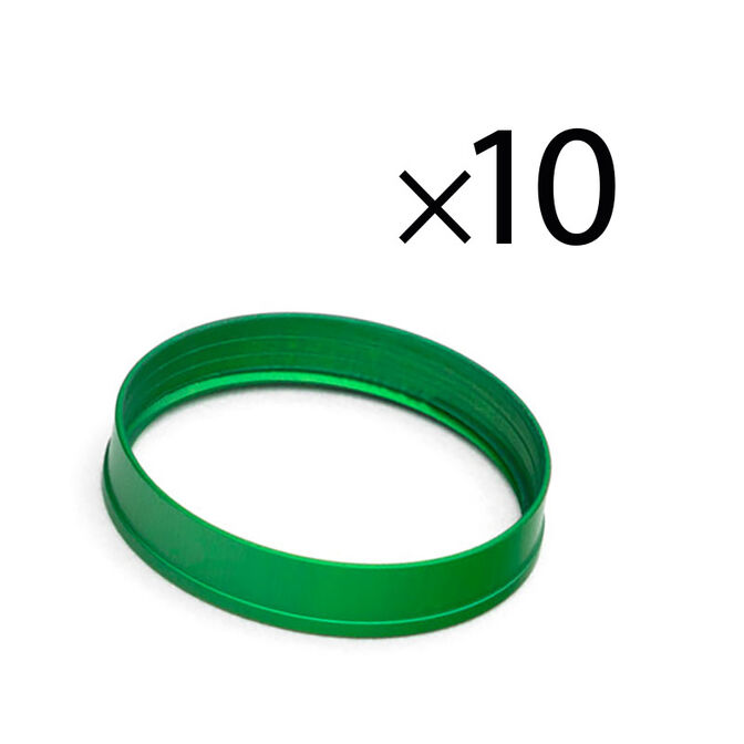 EK Water Blocks EK-Torque STC-16/10 Colour Ring - 10 Pack, Green image number 0