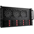 SilverStone RM61-312 Rackmount-Geh&auml;use, 12-Bay, 6U - schwarz image number null