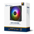 SilverStone VISTA Performance PWM L&uuml;fter, ARGB - 140 mm, Schwarz image number null