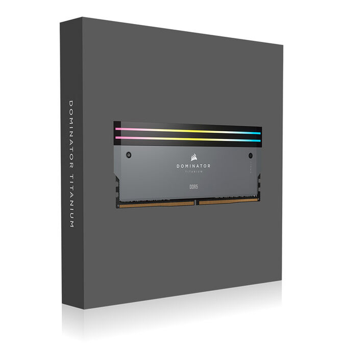 Corsair Dominator Titanium DDR5-6000 RAM, CL30, EXPO - 64 GB Dual-Kit, grau image number 9