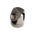 EK Water Blocks EK-Torque Adapter 45 Grad G1/4 Zoll AG auf G1/4 Zoll IG - drehbar, nickel silber image number null