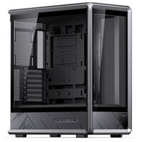 Jonsbo D401 PC-Geh&auml;use, Midi-Tower, ATX, Tempered Glass - schwarz