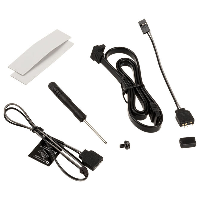 Akasa M.2 PCI-E SATA RGB LED Adapter Karte image number 4