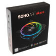 Akasa SOHO AR Addressable-RGB L&uuml;fter, schwarz - 120mm image number null