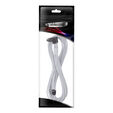 CableMod C-Series Pro ModMesh 12V-2x6-Kabel, 90&deg; Anschluss, f&uuml;r Corsair Type 5 RMx Shift PSUs - wei&szlig;, 65cm image number null