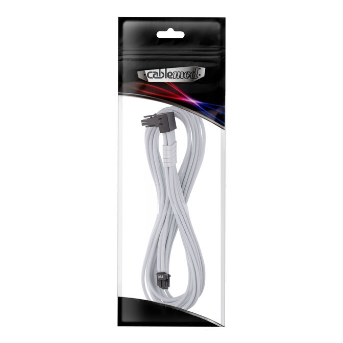 CableMod C-Series Pro ModMesh 12V-2x6-Kabel, 90&deg; Anschluss, f&uuml;r Corsair Type 5 RMx Shift PSUs - wei&szlig;, 65cm image number 4