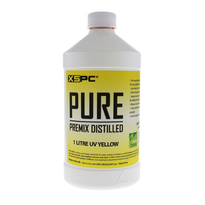 XSPC Pure Coolant, 1 Liter - gelb, UV image number 0