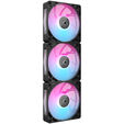 CORSAIR iCUE LINK RX120 MAX RGB PWM L&uuml;fter - 3er-Pack, 120mm, schwarz image number null