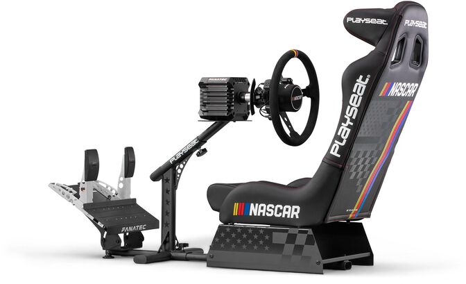 Playseat Evolution PRO NASCAR Racing Cockpit, foldable, PU leather - Black image number 9