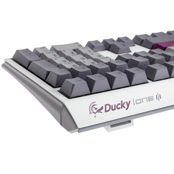 Ducky One 3 Mist Grey Gaming Keyboard, RGB LED - MX-Brown (US) image number 6