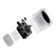 be quiet! Light Loop IO LCD 360mm CPU water cooler, IPS display, ARGB - white image number null