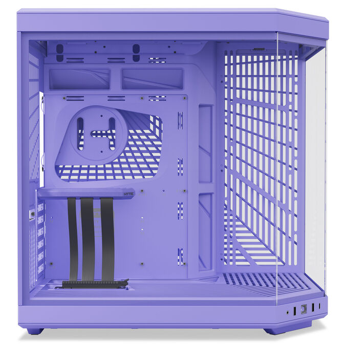 Hyte Y70 Midi-Tower, Tempered Glass - Taro Milk image number 4