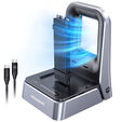 Graugear G-M2DK2-40G M.2 Docking Station, USB4, PCIe Gen4x4 NVMe Support, aktive K&uuml;hlung - schwarz image number null