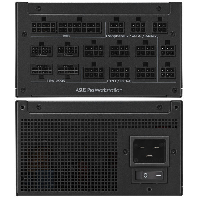 ASUS Pro WS Platinum, 80 PLUS Platinum power supply, modular, ATX 3.1, PCIe 5.1 - 2200 Watts image number 7