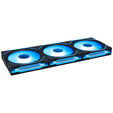 Lian Li UNI FAN SL-INF Wireless L&uuml;fter, ARGB, PWM - 3er-Pack, mit Controller, Reverse-Blade, 120mm, schwarz image number null