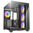 Antec C5 Computer Case, Mid-Tower, ATX, RGB, Tempered Glass - black image number null