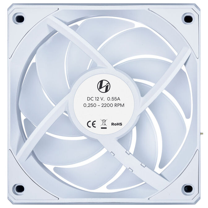 Lian Li UNI FAN CL Wireless L&uuml;fter - 120mm, wei&szlig; image number 4