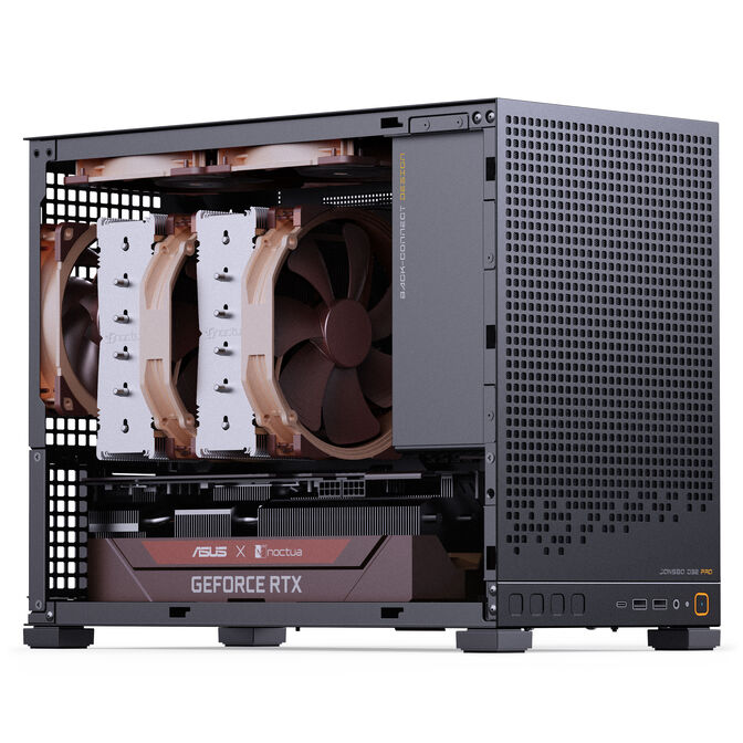Jonsbo D32 PRO Mesh PC-Geh&auml;use, Mini-Geh&auml;use, mATX - schwarz image number 4