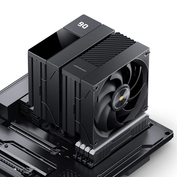 Jonsbo CC90 CPU-K&uuml;hler, Dual-Tower, 130mm PWM-L&uuml;fter, Segmentanzeige - schwarz image number 10