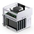 Jonsbo N2 Mini-ITX NAS Geh&auml;use - wei&szlig; image number null
